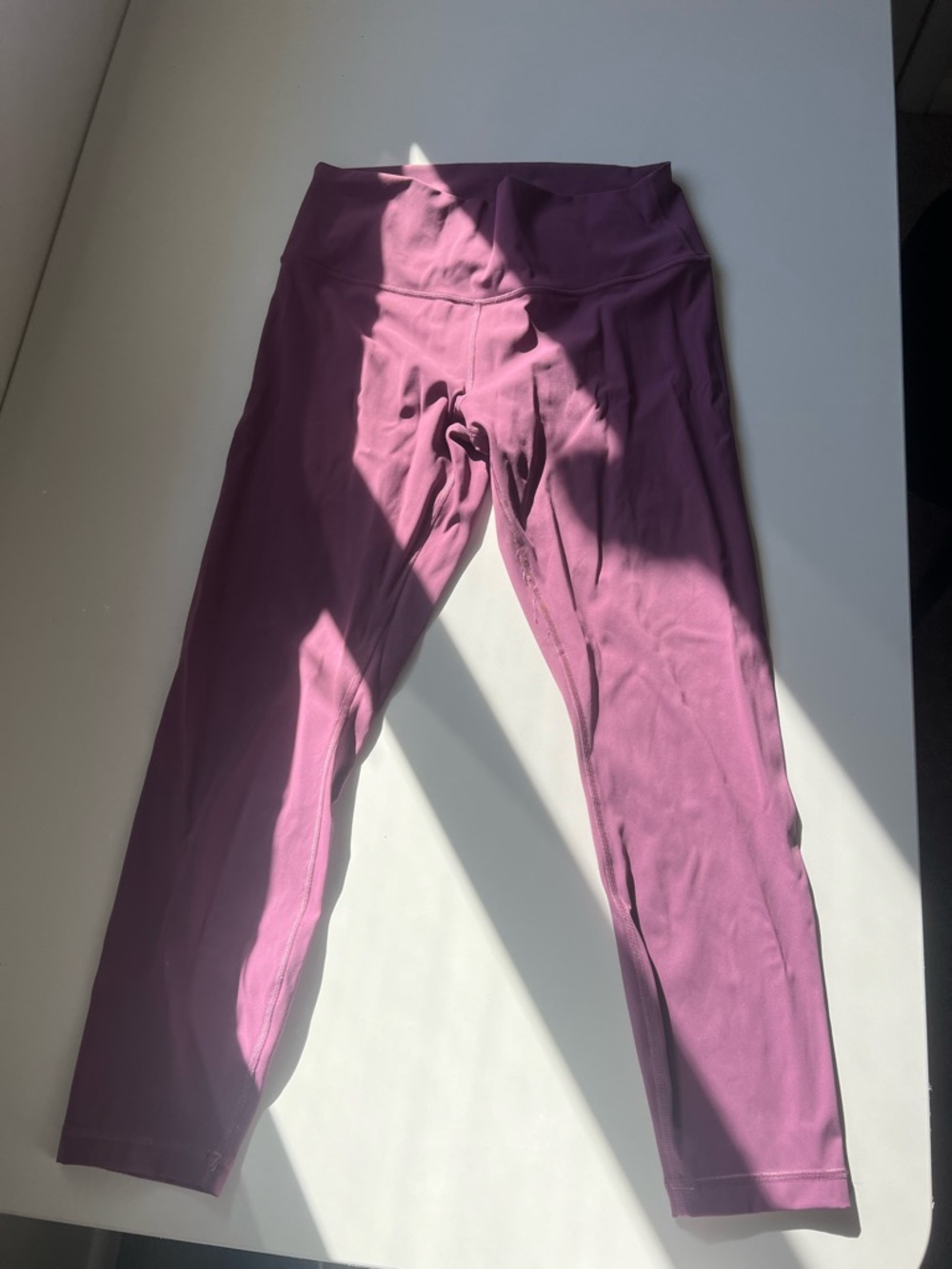 Lululemon High-Waist Leggings in Mauve